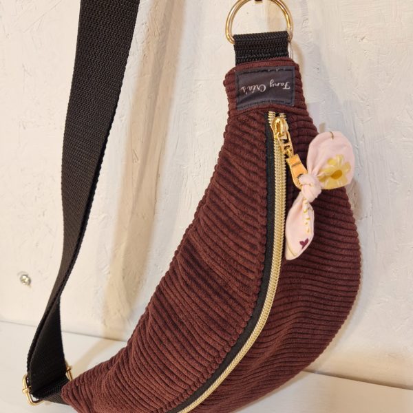 Sac banane en velours TS (nouvelle collection)