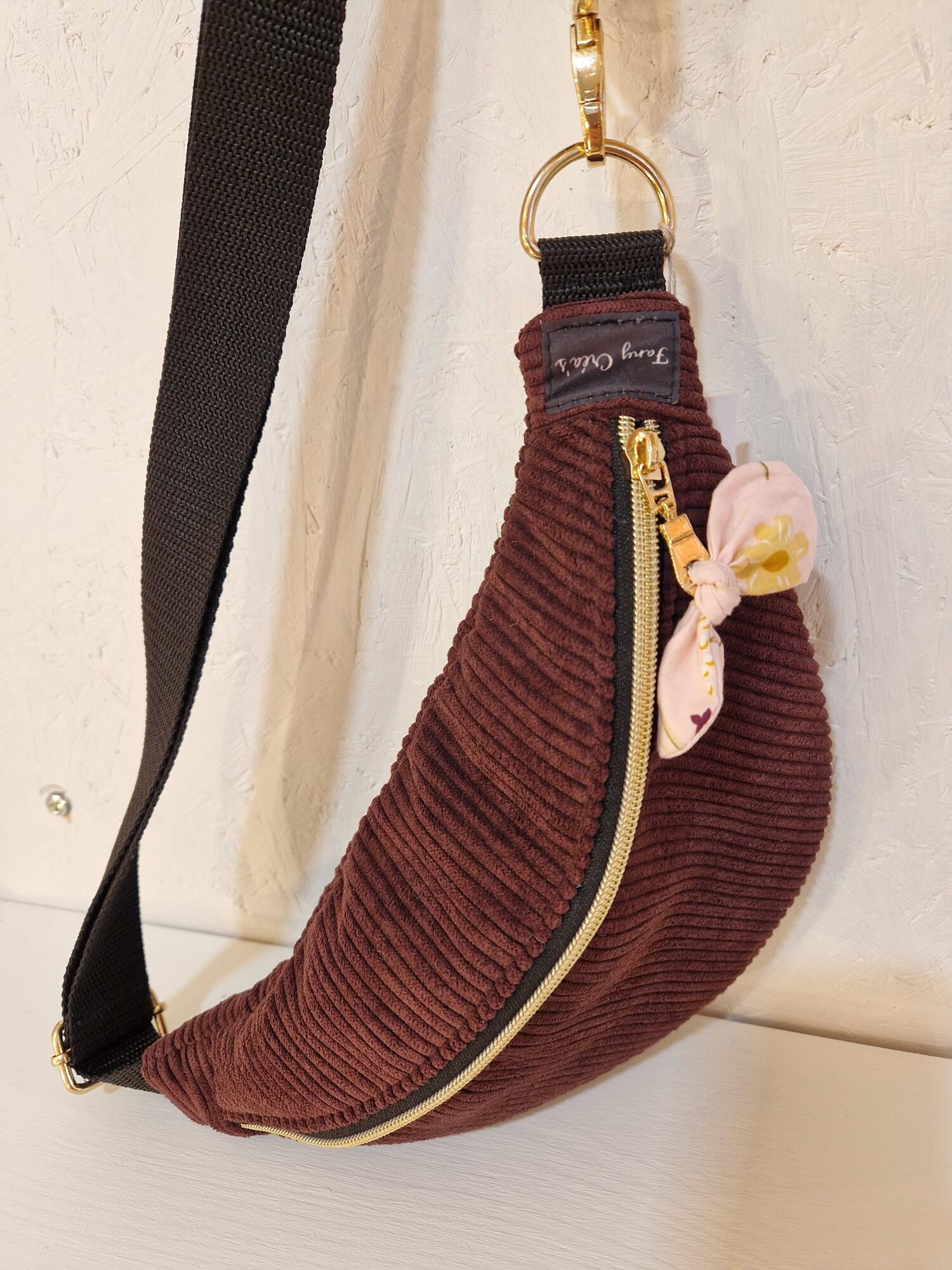 Sac banane en velours TS (nouvelle collection)