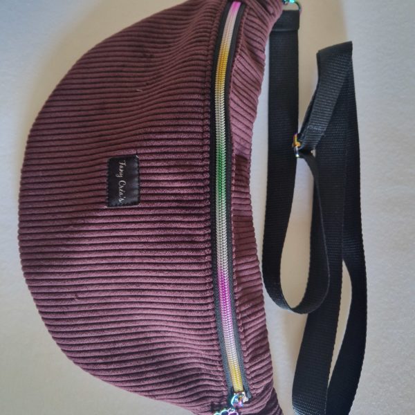 sac banane en velours TM