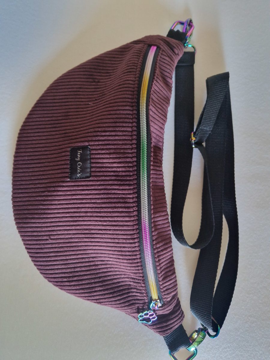 sac banane en velours TM