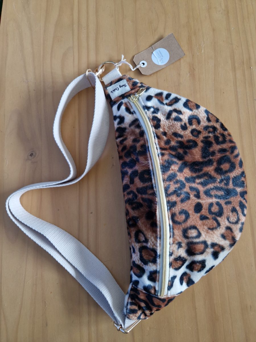 sac banane en velours panthère TM  (nouvelle collection)