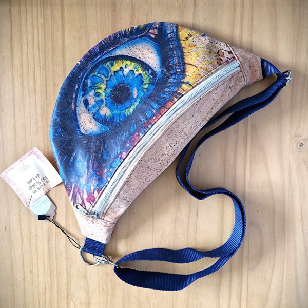 sac banane en liège de luxe imprimé  (nouvelle collection)