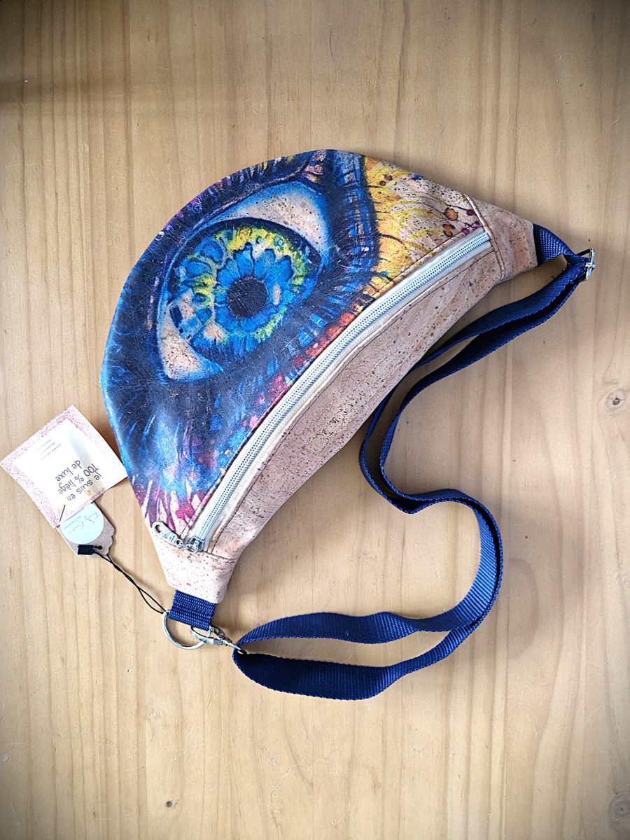 sac banane en liège de luxe imprimé  (nouvelle collection)