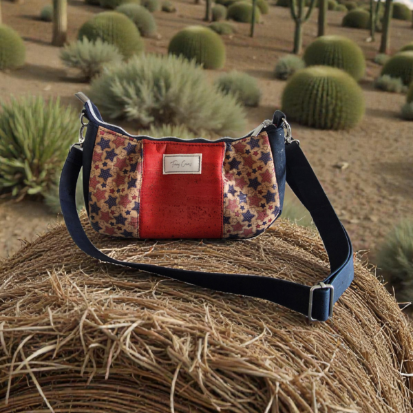 Mini sac Scarlet en liège de luxe collection "USA"