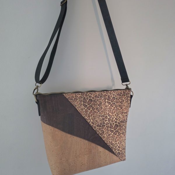Sac à main collection "savane" en liège de luxe