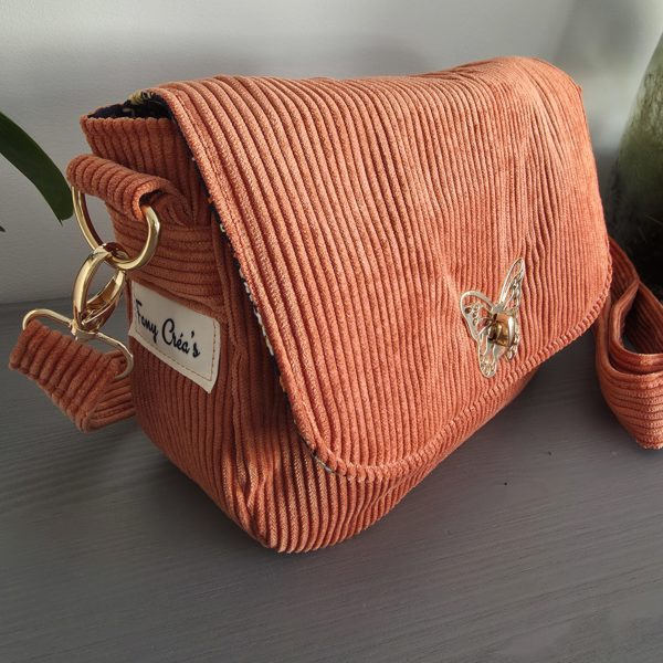 Sac NOLA personnalisable en velours côtelé