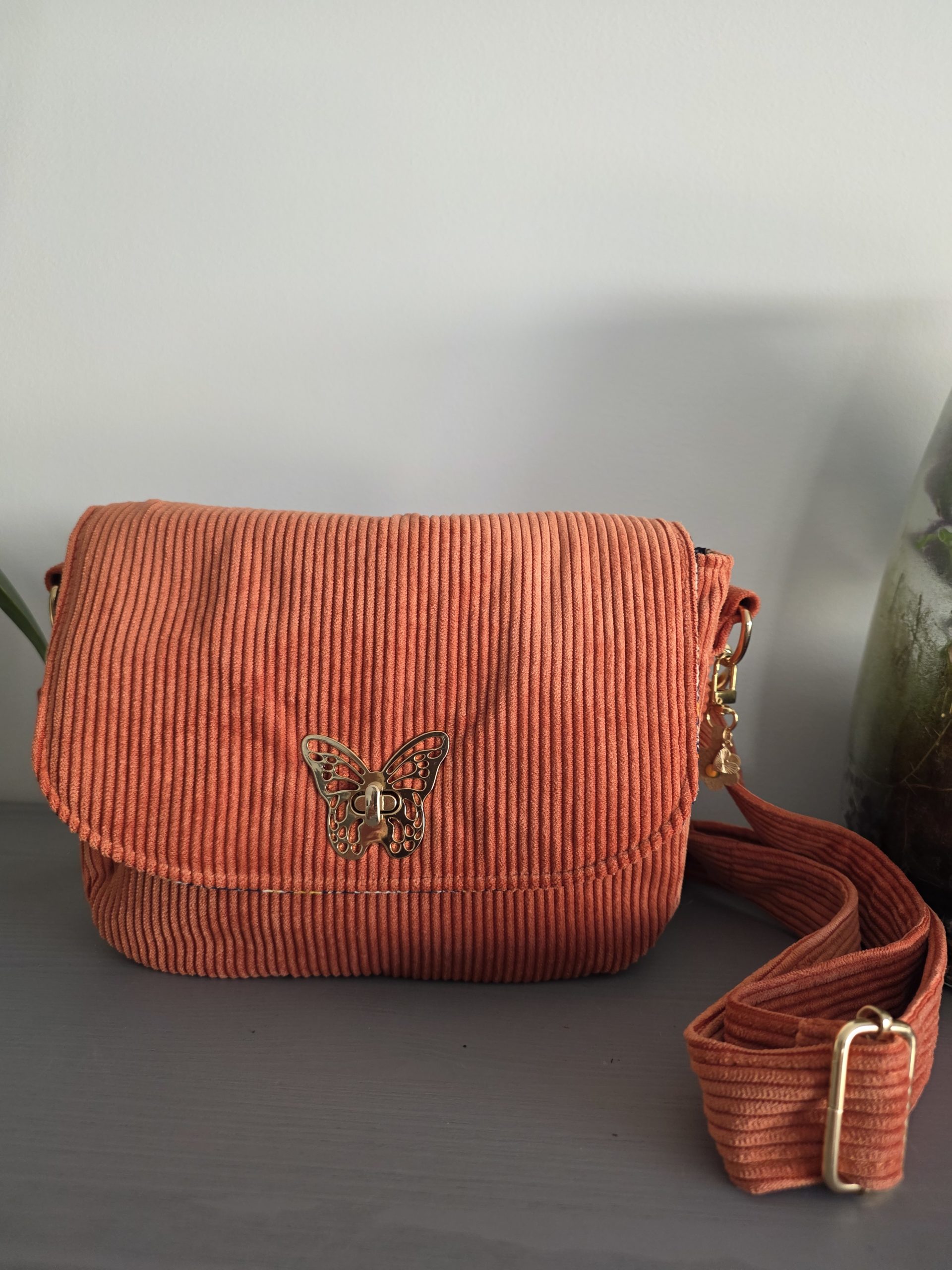 Sac NOLA personnalisable en velours côtelé – Image 4